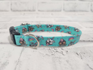 Unicorn Pup 5/8" X-Small Buckle Collar  7"-11"