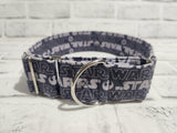 Sci-fi Movie 2" Large Martingale Dog Collar 17"-24"