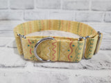 Spring Doodle 1.5" Large Martingale Dog Collar 17"-24"