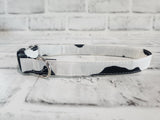Cow Print 5/8" Small Buckle Collar 10"-15"