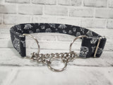 Crown 1.5" XL Chain Martingale Collar 17"-28"