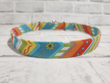 Summer Chevron 1" XL Martingale Collar 19"-28"