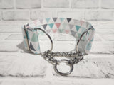 Modern Banner 2" Medium Chain Martingale Collar 12"-19"
