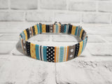 Manly Stripes 1" Medium Martingale Collar 12"-19"