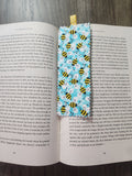 Bee on Blue Bookmark