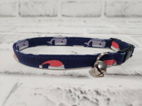 Santa Hats Cat Collar 3/8
