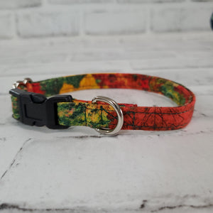 Fall Color 1/2" X-Small Buckle Collar  7"-11"