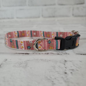 Praire Floral 1/2" X-Small Buckle Collar  7"-11"