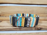 Manly Stripes 1.5" X-Small Martingale Collar  9"-11"