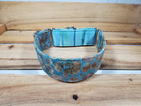 Ocean Floor Two-Tone 1.5" Small Martingale Collar 10"-15"