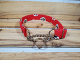 Micky Mouse 1" Medium Chain Martingale Dog Collar 12"-19"