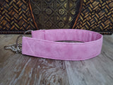 Pink Hearts 1.5" Large Chain Martingale Collar 17"-24"