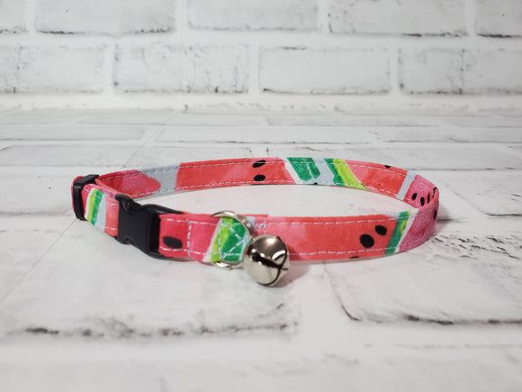 Watermelon Cat Collar 3/8
