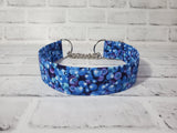 Blueberry 1.5" Large Chain Martingale Collar 17"-24"
