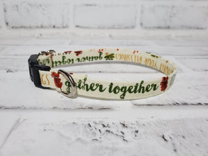 Give Thanks 1/2" X-Small Buckle Collar  7"-11"