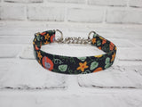 Missing Scarecrow 3/4" Small Chain Martingale Collar 10"-15"