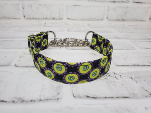 Crazy Tails 1" Small Chain Martingale Collar 10"-15"