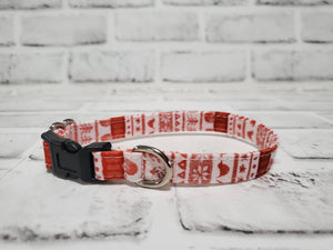 Christmas Sweater 1/2" X-Small Buckle Collar  7"-11"