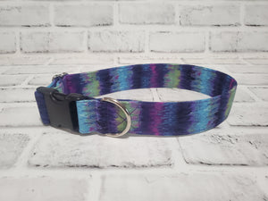 Midnight Waves 1.5" Large Buckle Collar 15"-24"