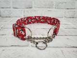Silly Cow 1.5" Large Chain Martingale Collar 17"-24"