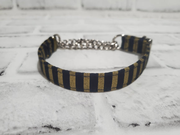 Black and Gold Stripes 5/8