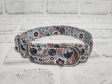 Autumn Floral 3/4" X-Small Martingale Collar  9"-11"