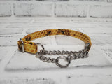 Beehive 1/2" X-Small Chain Martingale Collar  9"-11"