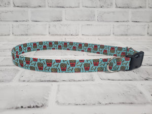 French Fries 1" XL Buckle Collar 17"-28"