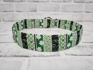 St. Patrick's Day 1.5" XL Martingale Collar 17"-28"