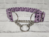 Ghosts and Cats 1.5" XL Chain Martingale Collar 17"-28"