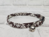 Vintage Brown 3/8" Cat Collar