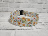 Watercolor Floral 1.5" Large Buckle Collar 15"-24"