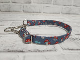 Mushroom Fields 3/4" Medium Chain Martingale Collar 12"-19"