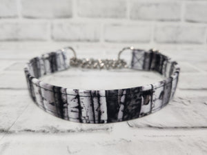 Birch Tree 1" Medium Chain Martingale Collar 12"-19"