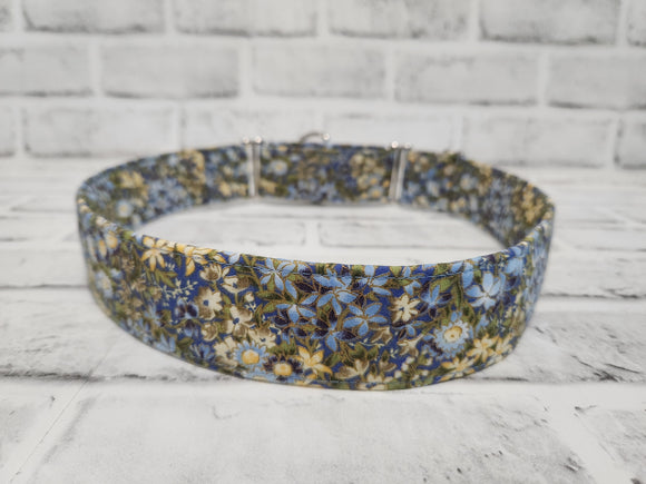 Blue and Gold Floral 1.5