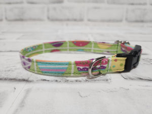 Easter Egg 1/2" X-Small Buckle Collar  7"-11"