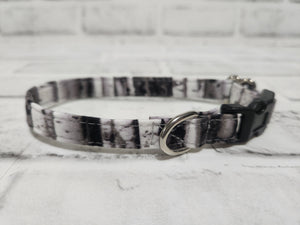 Birch Trees 1/2" X-Small Buckle Collar  7"-11"