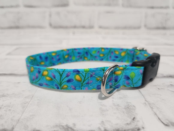 Turquoise Floral 5/8