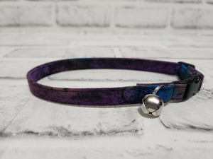 Purple Oil Slick 3/8" Cat Collar