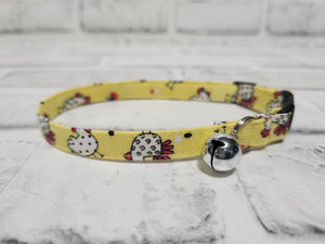 Chicken Doodle 3/8" Cat Collar