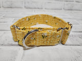 Honeycomb Bumble Bee 1.5" Small Martingale Collar 10"-15"