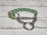 Silly Squirrels 3/4" Small Chain Martingale Collar 10"-15"