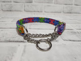 Life's a Puzzle 3/4" Small Chain Martingale Collar 10"-15"