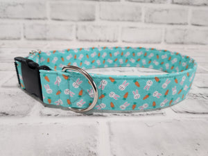 Easter Bunny 1.5" Large Buckle Collar 15"-24"