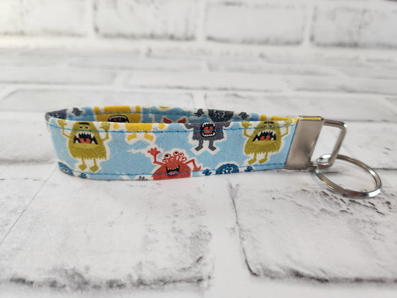 Monsters Fabric Key Fob