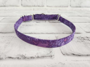 Purple 1/2" Small Martingale Collar 10"-15"