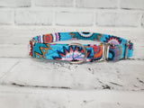 Blue Western 5/8" Small Martingale Collar 10"-15"
