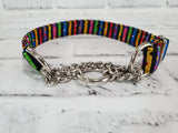 90's Party 3/4" Small Chain Martingale Collar 10"-15"