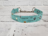 Tiny Trees  3/4" Small Chain Martingale Collar 10"-15"