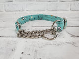 Tiny Trees  3/4" Small Chain Martingale Collar 10"-15"